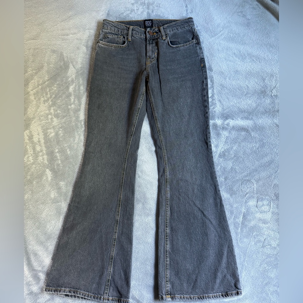 Urban Outfitters BDG Low Rise Flare Black Wash Jeans
